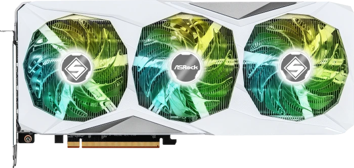 ASRock Radeon RX 7700 XT Steel Legend 12GB OC, RX7700XT SL 12GO, 12GB GDDR6, HDMI, 3x DP