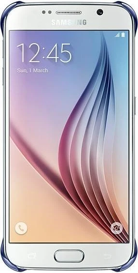 Samsung Clear Cover für Galaxy S6 schwarz