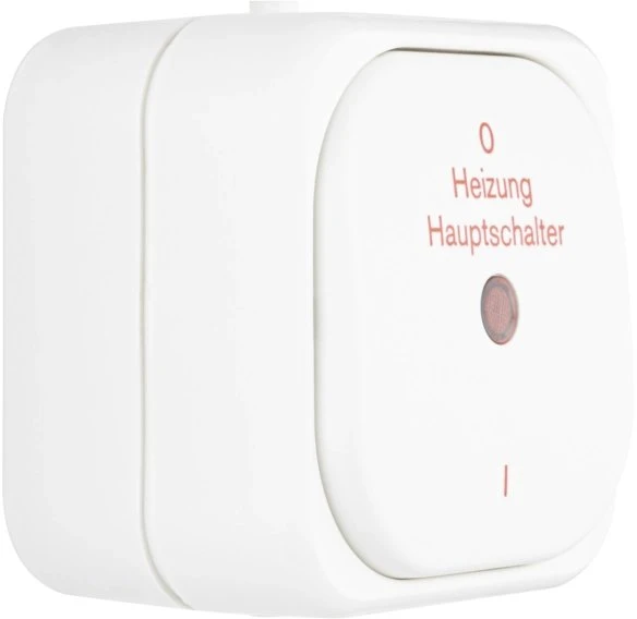 REV Ritter AquaTop Heizung Hauptschalter AP IP 44, weiß