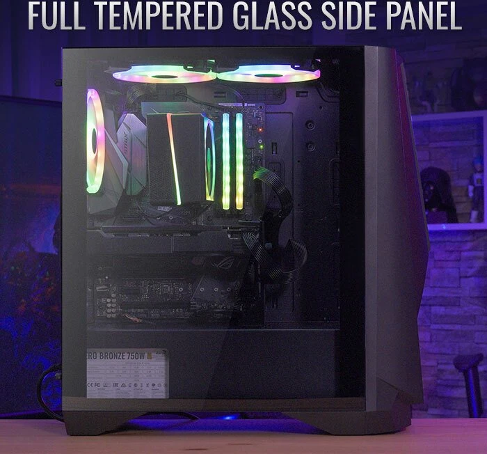 AeroCool Visor, Glasfenster