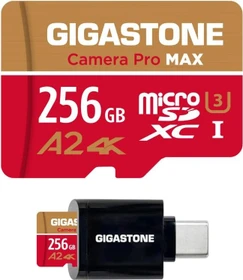 Gigastone Camera Pro MAX R130/W85 256GB Kit, UHS-I U3, A2, Class 10