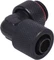 Aquatuning HF Schlauchanschluss, 90°, G1/4" AG auf 11/8mm drehbar, schwarz Vorschaubild