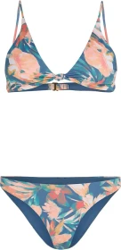 O'Neill Pismo Flamenco Bikini-Set blue painted tropics (Damen)