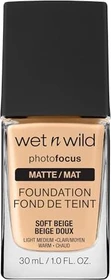 wet n wild Photo Focus Matte Foundation soft beige, 30ml