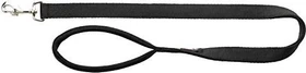 Trixie Premium Leine extra lang, doppellagig, XS-S, 1.8m, schwarz