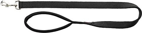 Trixie Premium Leine extra lang, doppellagig, XS-S, 1.8m, schwarz