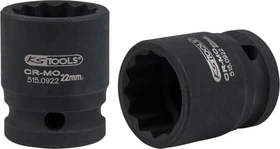 KS Tools Außenzwölfkant Steckschlüssel 1/2", 22x38mm
