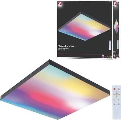 Paulmann Velora Rainbow LED Panel eckig 19W schwarz