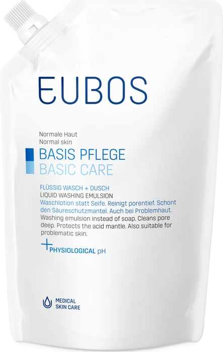 Eubos Basispflege Flüssig blau Flüssigseife Refill, 400ml