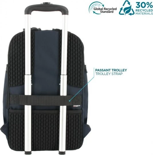 Mobilis Executive 4 Premium 18L 14-16" Notebook-Rucksack , blau