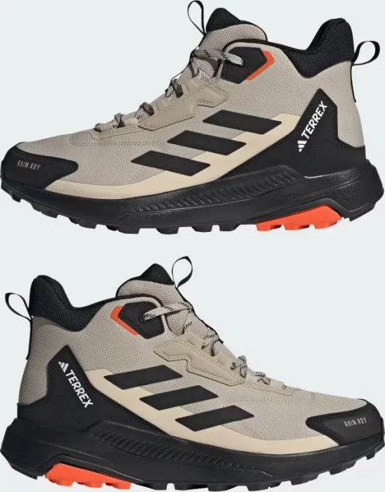 adidas Terrex Anylander Mid Rain.RDY wonder beige/core black/semi impact orange (Herren)
