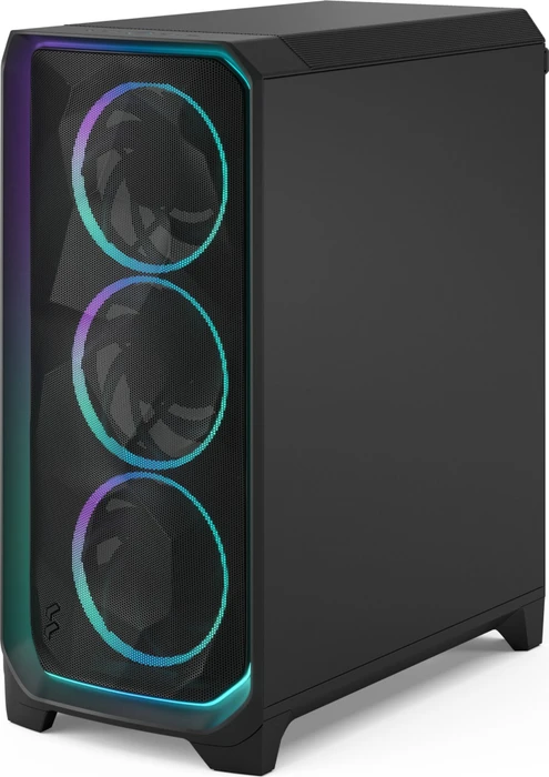 Fractal Design Meshify 3 Ambience Pro RGB Black TG Light Tint, schwarz, Glasfenster