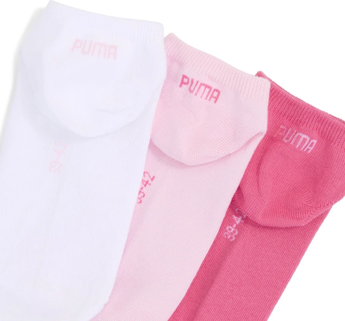 Puma Sneaker Socken pink lady, 3 Paare