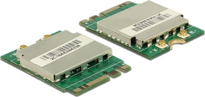 DeLOCK 2.4GHz/5GHz WLAN, Bluetooth 4.0, M.2/A-E-Key 2230