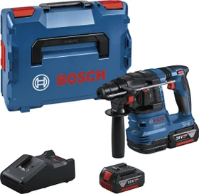 Bosch Professional GBH 18V-22 Akku-Bohrhammer inkl. L-Boxx + 2 Akkus 4.0Ah