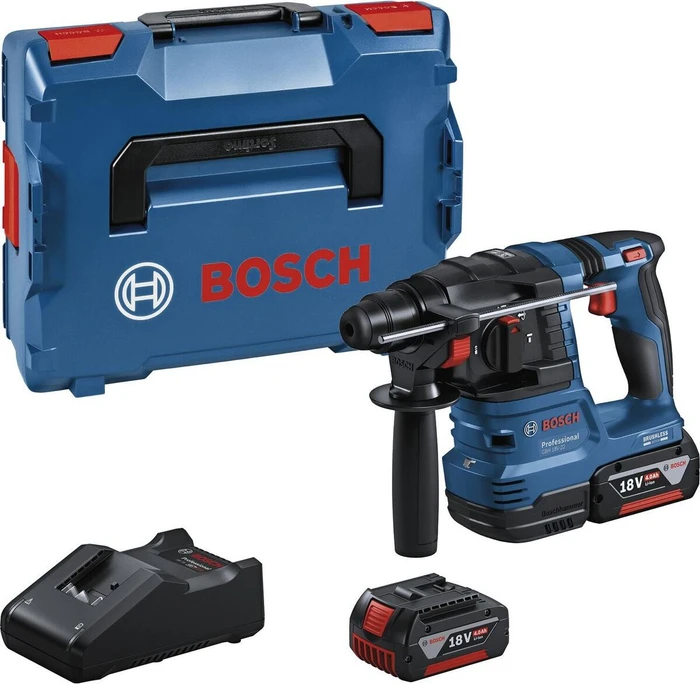 Bosch Professional GBH 18V-22 Akku-Bohr-/Meißelhammer inkl. L-Boxx + 2 Akkus 4.0Ah