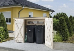 Weka 367 205x84cm Fahrradbox natur