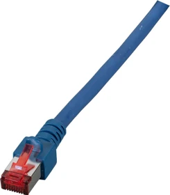 EFB Elektronik Patchkabel, Cat6, S/FTP, RJ-45/RJ-45, 0.15m, blau