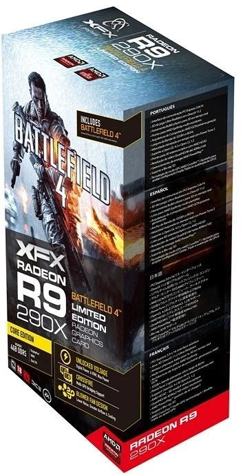 XFX Radeon R9 290X Battlefield 4 Edition, 4GB GDDR5, 2x DVI, HDMI, DP