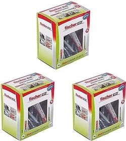 fischer DuoPower 12x60 S Schrauben/Dübel-Sortiment, 10 Stück
