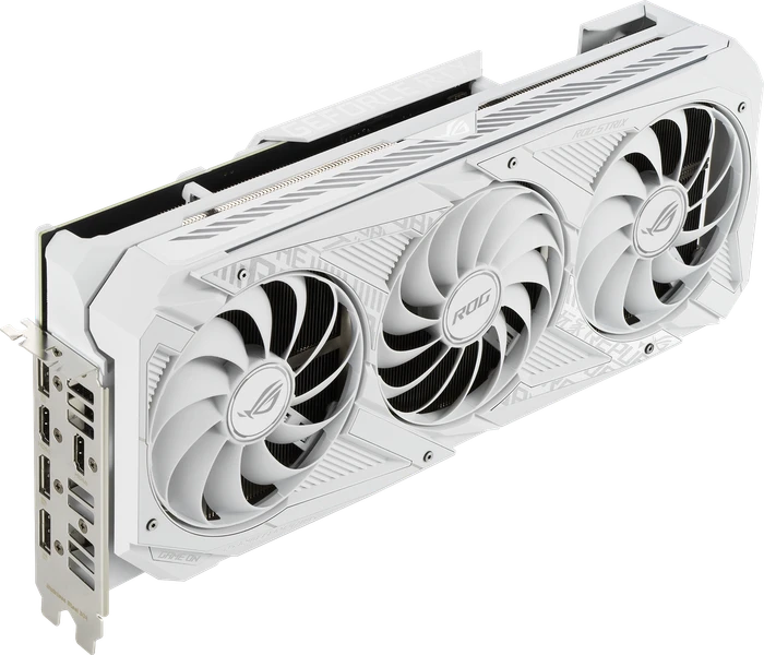 ASUS ROG Strix GeForce RTX 3070 V2 White (LHR), ROG-STRIX-RTX3070-8G-WHITE-V2, 8GB GDDR6, 2x HDMI, 3x DP