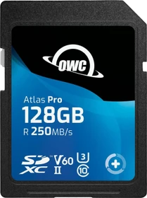 OWC Atlas Pro R250/W130 128GB, UHS-II U3, Class 10