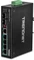TRENDnet TI Hardened Industrial Railmount Gigabit Switch, 4x RJ-45, 1x SFP, 1x RJ-45/SFP, 120W PoE+ Vorschaubild