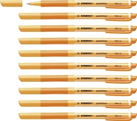 STABILO pointVisco Tintenroller (Mine) orange, 10er-Pack