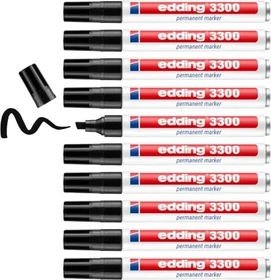 edding 3300 Permanentmarker schwarz, 10er-Pack