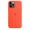 Apple Silikon Case mit MagSafe für iPhone 12 Pro Max leuchtorange Vorschaubild
