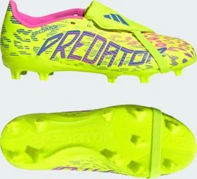 adidas Predator League Fold-Over Tongue FG lucid lemon/blue fusion/lucid pink (Junior)