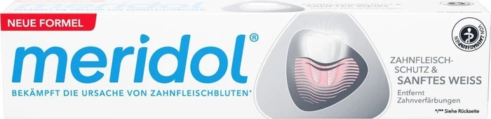 Meridol Zahnfleischschutz & Sanftes Weiß Zahncreme, 75ml