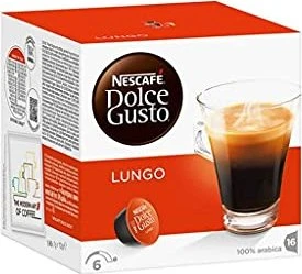 Nestlé Nescafe Dolce Gusto Caffe Lungo Kaffeekapseln, 64 Stück (4x 16 Stück)