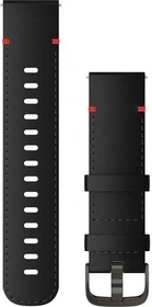 Garmin Schnellwechsel Ersatzarmband 22mm Leder black/slate