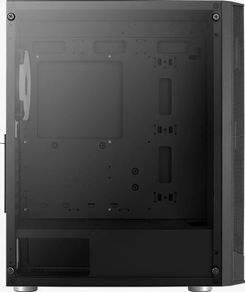 AeroCool Prism, Lüfter LED Fixed RGB, Glasfenster