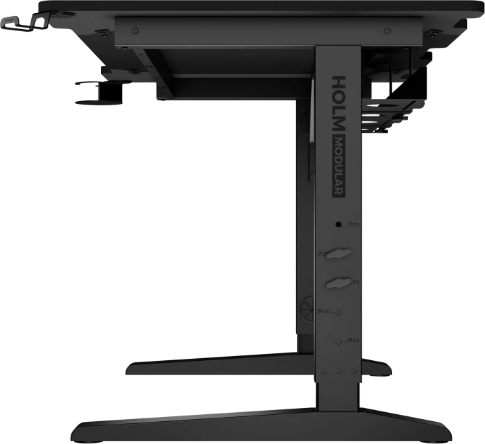 Genesis Holm Modular RGB Schreibtisch 120x75cm schwarz/schwarz
