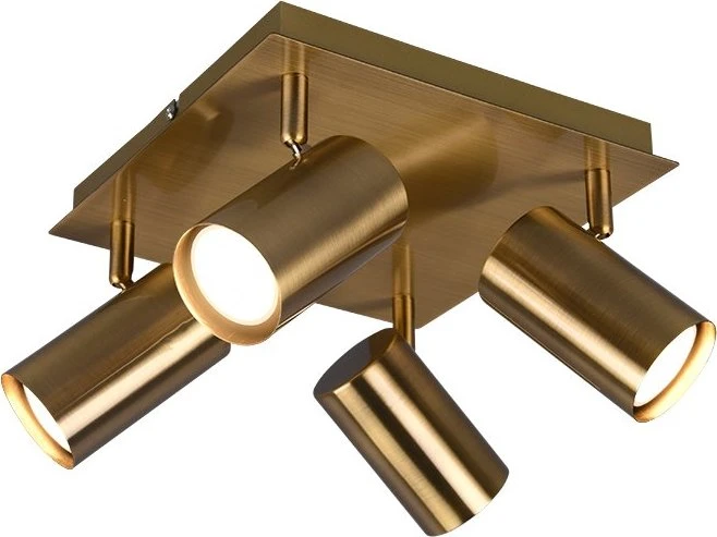 Trio Marley Spot 4-flammig altmessing