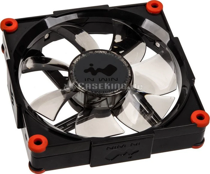 In Win Aurora RGB, schwarz/rot, LED-Steuerung, LED-Strips, 120mm, 3er-Pack