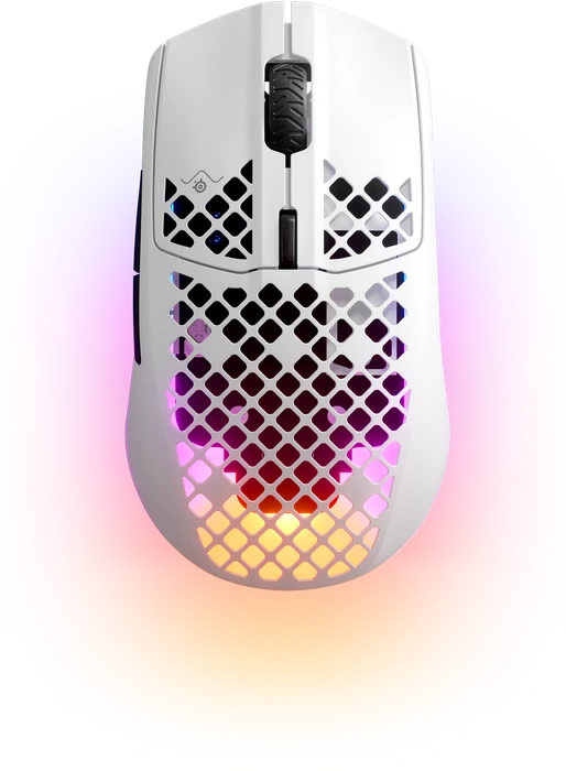 SteelSeries Aerox 3 Wireless Snow 2022 Edition, weiß, USB/Bluetooth