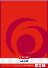 Herlitz Briefblock, A4, kariert, 100 Blatt