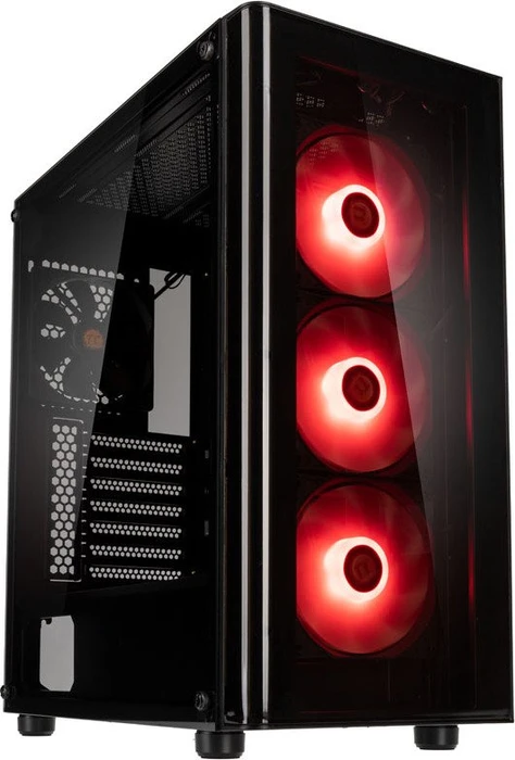 Thermaltake V200 TG RGB, schwarz, Glasfenster
