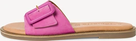 Tamaris Lederpantolette Blockabsatz rosa (Damen)