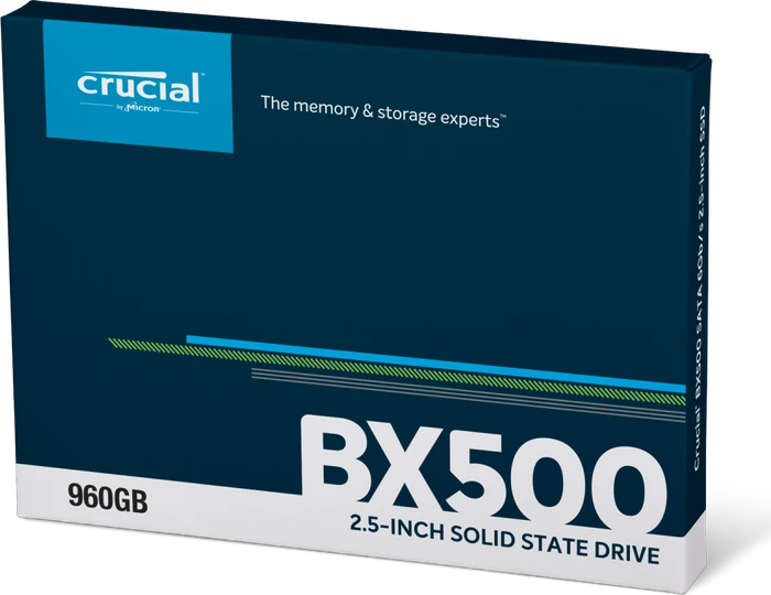 Crucial BX500 960GB, 2.5" / SATA 6Gb/s