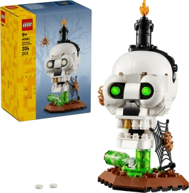 LEGO Halloween - Halloweenschädel mit Kerze