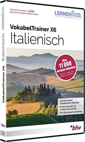 bhv VokabelTrainer X6 Italienisch (deutsch) (PC)