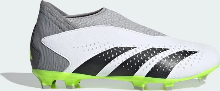 adidas Predator Accuracy.3 Laceless FG cloud white/core black/lucid lemon (Junior)