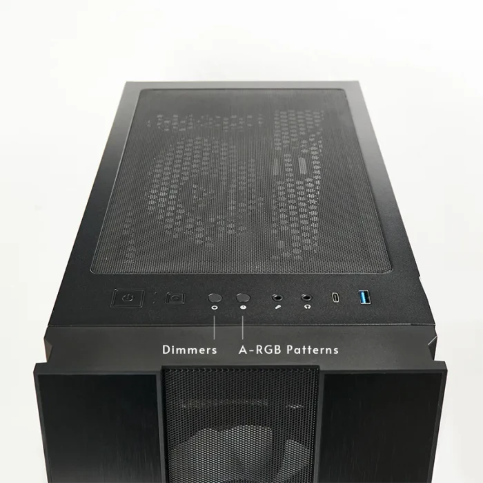 Chieftec Gamer GS-02B Hunter 2, Glasfenster