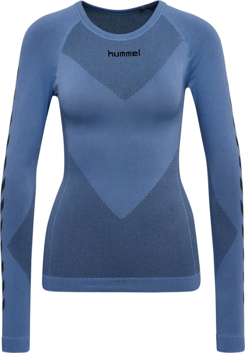 hummel Seamless First Jersey Funktionsshirt langarm bel air blue (Damen)