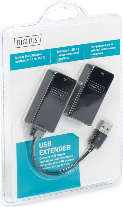 Digitus USB-Extender via RJ-45, USB 1.1, bis 45m