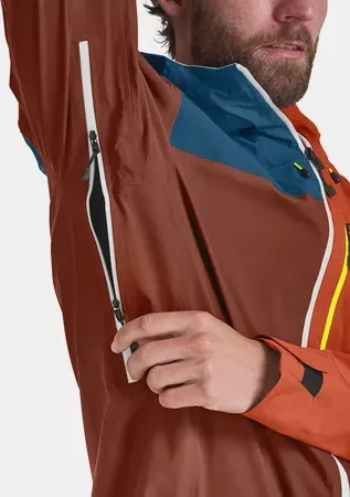 Ortovox 3L Ortler Funktionsjacke clay orange (Herren)